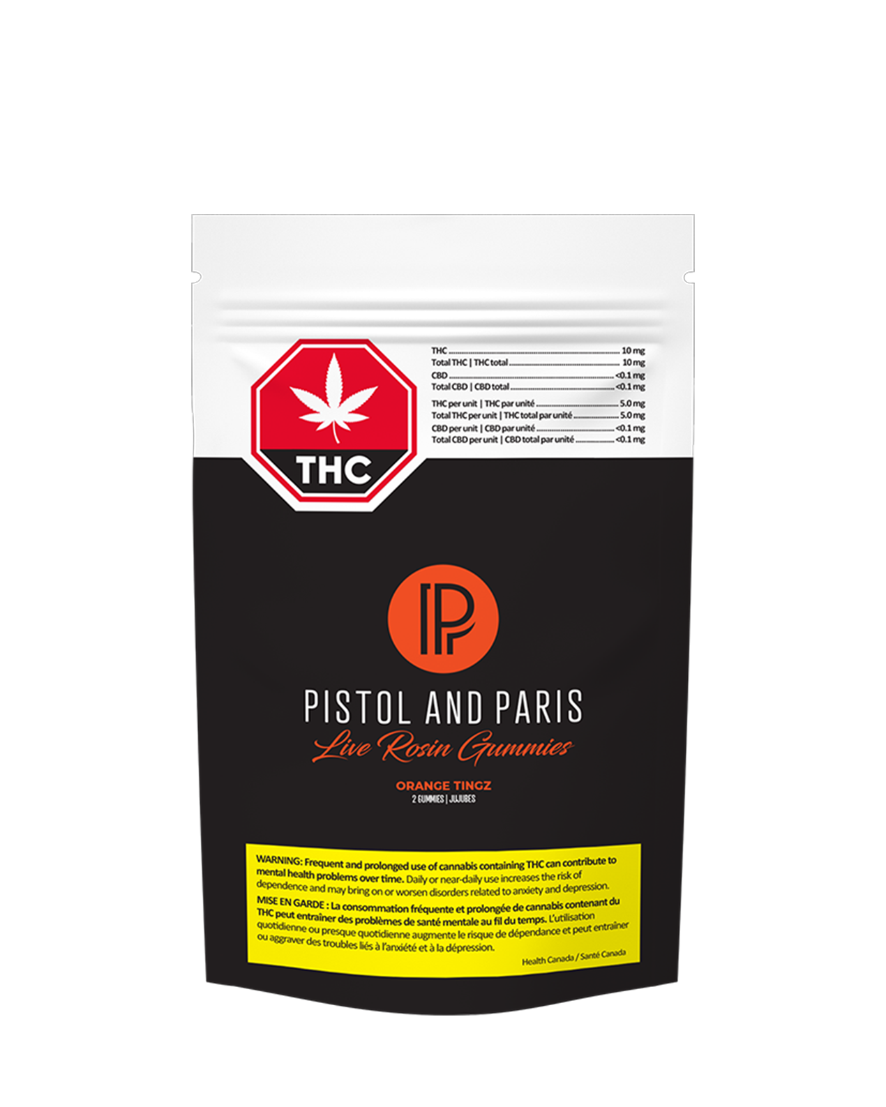 Orange Tingz Live Rosin Gummies